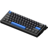 Iqunix EZ60 Magnetic Switch Gaming HE Keyboard, gaming toetsenbord Zwart/blauw, US lay-out, US-International, Gateron Magnetic Jade Gaming, 60%, RGB, Double Shot PBT Keycaps