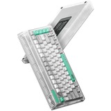 Iqunix OG80 Wormhole Wireless Mechanical Keyboard Grijs, US lay-out (QWERTY), IQUNIX Moonstone, 80% (TKL)	, RGB leds, Hot-swappable, PBT, 2.4GHz | Bluetooth 5.1 | USB-C