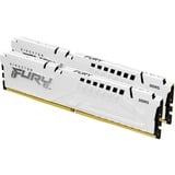 Kingston FURY 32 GB DDR5-6000 (2x 16 GB) Kit werkgeheugen Wit, KF560C30BWEK2-32, Beast, XMP, EXPO