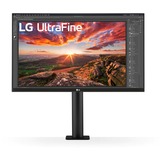 LG UltraFine 27UN880P-B 27" 4K UHD monitor Zwart, 2x HDMI, 1x DisplayPort, 2x USB-A, 1x USB-C