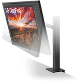 LG UltraFine 27UN880P-B 27" 4K UHD monitor Zwart, 2x HDMI, 1x DisplayPort, 2x USB-A, 1x USB-C