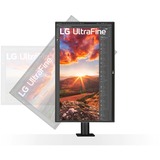 LG UltraFine 27UN880P-B 27" 4K UHD monitor Zwart, 2x HDMI, 1x DisplayPort, 2x USB-A, 1x USB-C