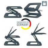 Leitz Ergo Verstelbare Multi-hoek Laptopstandaard Zwart