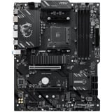 MSI  socket AM4 moederbord Zwart/zilver