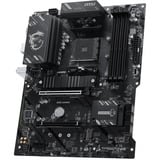 MSI  socket AM4 moederbord Zwart/zilver