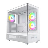 Montech XR midi tower behuizing Wit | 2x USB-A | 1x USB-C | Window