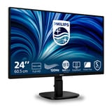 Philips 24B2N2200 23.8" monitor Zwart, 120 Hz, VGA, HDMI, DisplayPort, Audio