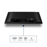 Philips 24B2N2200 23.8" monitor Zwart, 120 Hz, VGA, HDMI, DisplayPort, Audio