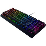 Razer BlackWidow V3 TKL RGB mechanisch gaming toetsenbord Zwart, US lay-out (QWERTY), Razer Green, 80% (TKL)	, RGB leds, Doubleshot ABS
