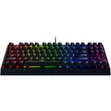 Razer BlackWidow V3 TKL RGB mechanisch gaming toetsenbord Zwart, US lay-out (QWERTY), Razer Green, 80% (TKL)	, RGB leds, Doubleshot ABS
