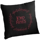SD Toys Lord of the Rings: 20th Anniversary - Middle Earth Map Square Cushion kussen Zwart/rood