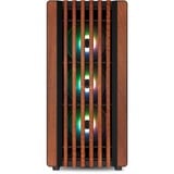 Sharkoon Rebel C70G RGB midi tower behuizing Zwart | 2x USB-A | 1x USB-C | RGB | Tempered Glass