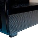 SilverStone  mini tower behuizing Zwart | 2x USB-A | 1x USB-C | RGB | Window