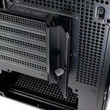 SilverStone  mini tower behuizing Zwart | 2x USB-A | 1x USB-C | RGB | Window
