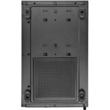 SilverStone  mini tower behuizing Zwart | 2x USB-A | 1x USB-C | RGB | Window