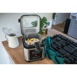Steba DF 150 frituurpan Roestvrij staal/zwart, 2,5 Liter
