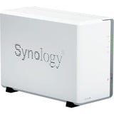 Synology DiskStation DS223j incl. 2x Synology Plus 4 TB harde schijf nas Wit, 2x USB 3.2 Gen 1