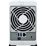 Synology DiskStation DS223j incl. 2x Synology Plus 4 TB harde schijf nas Wit, 2x USB 3.2 Gen 1