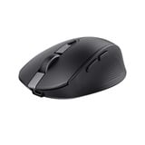 Trust Ozaa Compact Draadloze Muis Oplaadbaar Zwart, 800-3200 Dpi, 2.4GHz, Bluetooth, Stille Knoppen