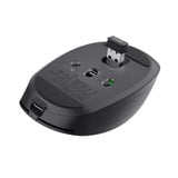 Trust Ozaa Compact Draadloze Muis Oplaadbaar Zwart, 800-3200 Dpi, 2.4GHz, Bluetooth, Stille Knoppen