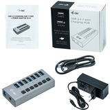 i-tec USB 3.0 Charging HUB 7 port + Power Adapter usb-hub 