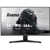iiyama G-Master Black Hawk G2441HSU-B1 23.8" gaming monitor Zwart, 144Hz, HDMI, DisplayPort, USB, Audio, AMD Free-Sync