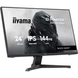 iiyama G-Master Black Hawk G2441HSU-B1 23.8" gaming monitor Zwart, 144Hz, HDMI, DisplayPort, USB, Audio, AMD Free-Sync