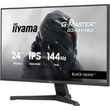 iiyama G-Master Black Hawk G2441HSU-B1 23.8" gaming monitor Zwart, 144Hz, HDMI, DisplayPort, USB, Audio, AMD Free-Sync