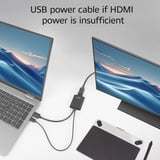 ACT Connectivity HDMI naar DisplayPort adapter, 4K@60Hz Zwart