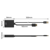 ACT Connectivity HDMI naar DisplayPort adapter, 4K@60Hz Zwart