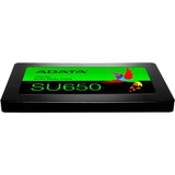 ADATA Ultimate SU650, 512 GB SSD Zwart, ASU650SS-512GT-R, SATA/600