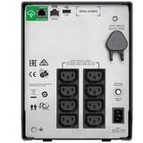 APC Smart-UPS SMC1500IC Noodstroomvoeding ups Zwart, 8x C13, USB, SmartConnect, 1500VA