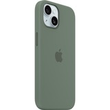Apple Siliconenhoesje met MagSafe voor iPhone 15 telefoonhoesje Donkergroen