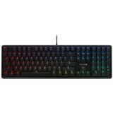 CHERRY G80-3000N RGB, toetsenbord Zwart, EU lay-out (QWERTY), Cherry MX Silent Red, RGB, ABS