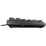 CHERRY G80-3000N RGB, toetsenbord Zwart, EU lay-out (QWERTY), Cherry MX Silent Red, RGB, ABS