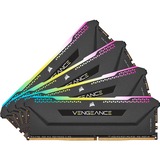 Corsair 32 GB DDR4-3600 Quad-Kit werkgeheugen Zwart, CMH32GX4M4D3600C18, Vengeance RGB PRO SL, XMP 2.0