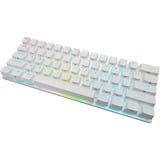 Corsair K70 PRO MINI WIRELESS RGB, gaming toetsenbord Wit, US lay-out, Cherry MX Red, 60%, PBT double-shot keycap, RGB