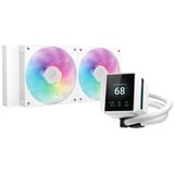 DeepCool MYSTIQUE 240 ARGB waterkoeling Wit, 4-pins PWM fan-connector