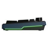 Ducky OK-M-98​ RGB mechanisch toetsenbord Zwart, US lay-out (QWERTY), KTT Linear, 96%, RGB, Hot-swap, PBT, 2.4 GHz | Bluetooth | USB-C