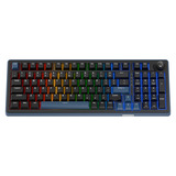 Ducky OK-M-98​, toetsenbord Zwart, US lay-out, KTT Linear, 98%, RGB, Hot-swap, PBT, 2.4 GHz / Bluetooth / USB-C