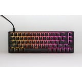 Ducky One 3 Classic SF, toetsenbord Zwart/wit, US lay-out, Cherry MX Speed Silver, RGB led, Double-shot PBT, Hot-swappable, QUACK Mechanics, 65%