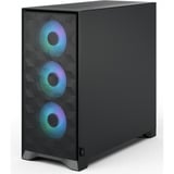 Fractal Design Pop 2 Air RGB midi tower behuizing Zwart | 1x USB-A | 1x USB-C | RGB | Tempered Glass