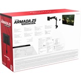 HyperX Armada 25 24.5" Gaming Monitor Zwart, 2x HDMI, 1x DisplayPort, 240 Hz