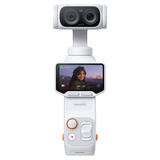 Insta360 Luna Ultra Standard Bundle Cosmic White videocamera Wit, 1" 8K sensor, Afneembaar OLED touchscreen
