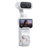 Insta360 Luna Ultra Standard Bundle Cosmic White videocamera Wit, 1" 8K sensor, Afneembaar OLED touchscreen