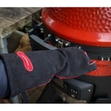 Kamado Joe Leather gloves handschoen Zwart/rood