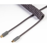 Keychron Custom Coiled Aviator Cable kabel Grijs