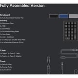 Keychron Q0-C1 gaming numpad Zwart, Hot-Swap, RGB leds, Double-shot OSA PBT keycaps