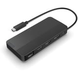 Lenovo USB-C-Travel Dock voor 2 schermen (met adapter) dockingstation Zwart