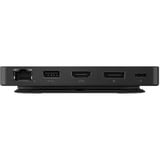 Lenovo USB-C-Travel Dock voor 2 schermen (met adapter) dockingstation Zwart